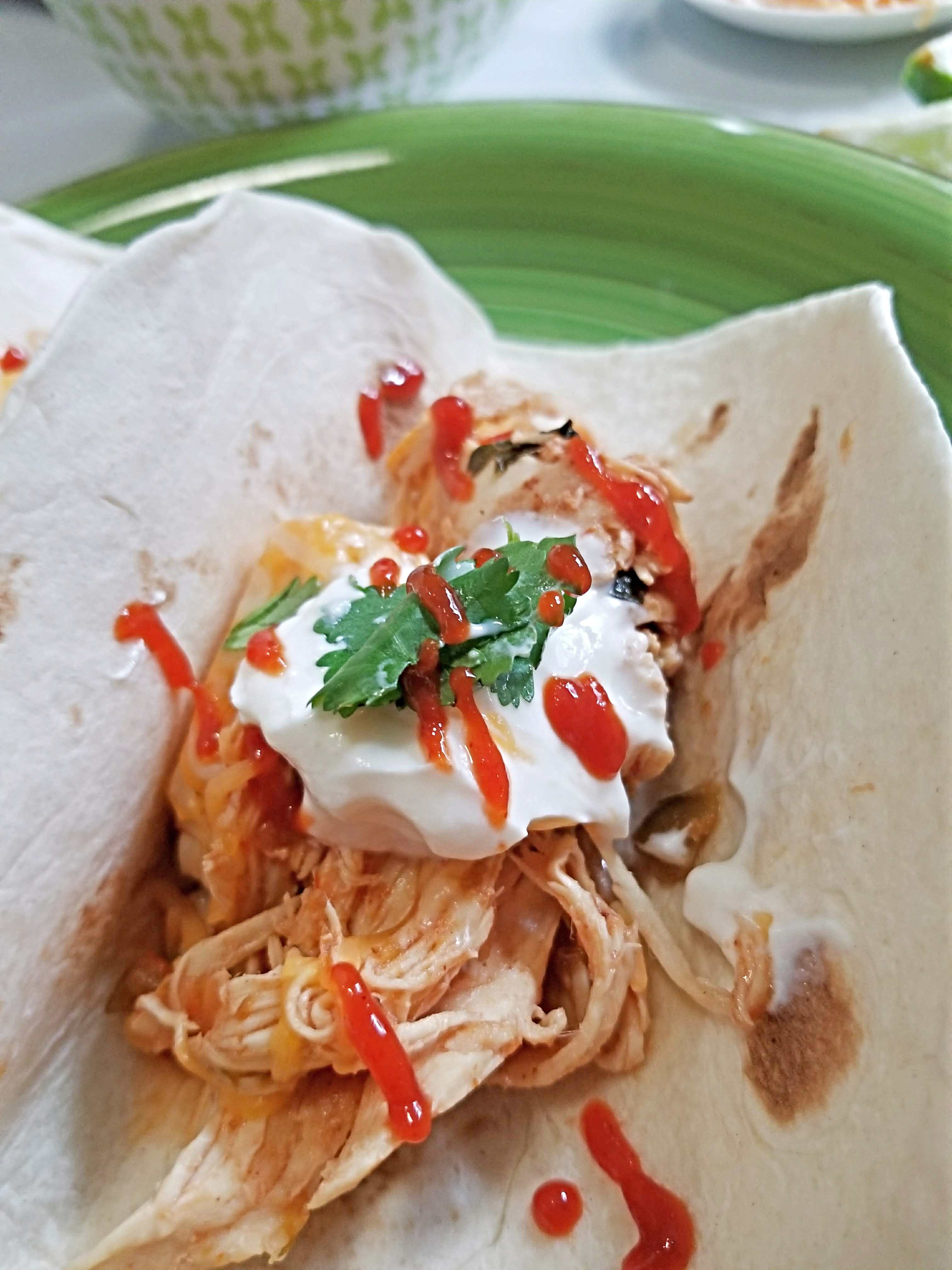 Chicken tacos in the slow cooker 